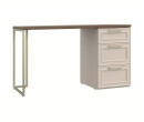 Шатура Стол письменный Монреаль беж 47,8х133,2 с тумбой, 47.8x133.2x74.6 см