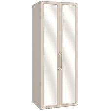Шатура Шкаф двухстворчатый Монреаль беж с зеркалами, 61.2x88.6x232.6 см