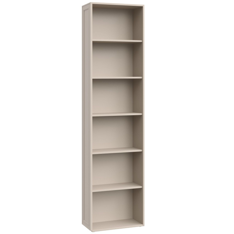 Шатура Стеллаж прямой Монреаль беж торцевой, 61.2x24.8x232.6 см Шатура Стеллаж прямой Монреаль беж торцевой, 61.2x24.8x232.6 см