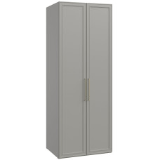 Шатура Шкаф двухстворчатый Монреаль серый, 61.2x88.6x232.6 см