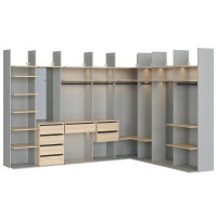 Шатура Гардеробная Modula модульная стеллажная, 210x300x250 см