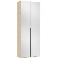 Шатура Шкаф двухстворчатый Next с зеркалами, 40.2x88.6x233 см