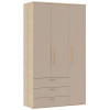 Шатура Шкаф трехстворчатый Алтея тауп, 50.2x120.2x210 см