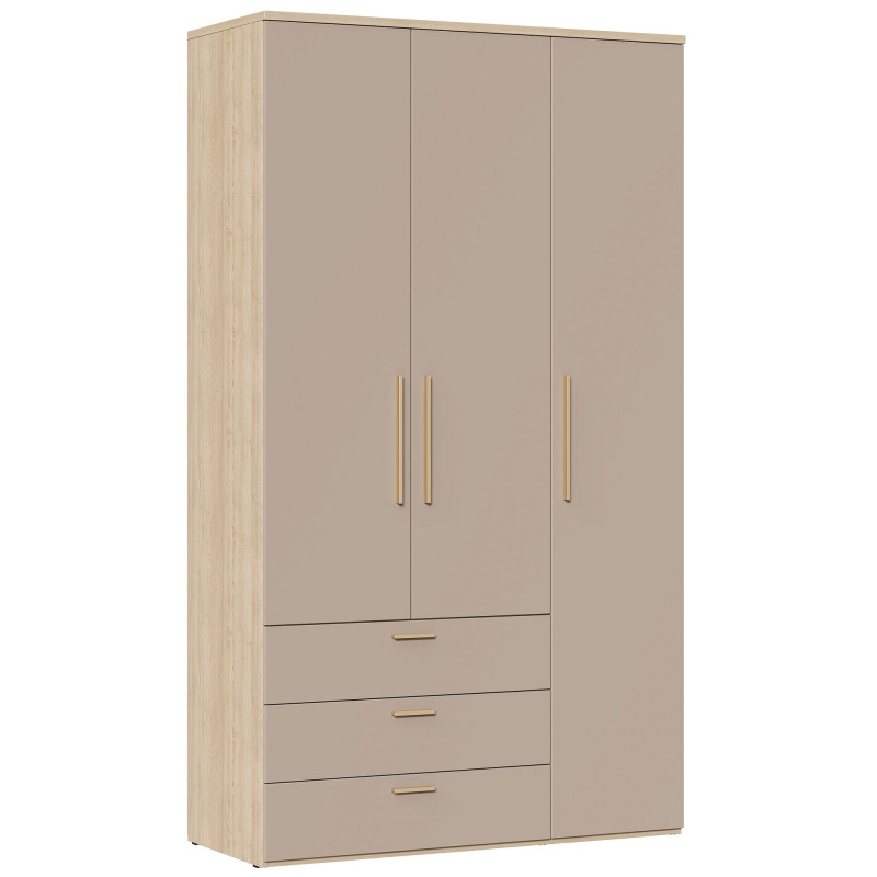 Шатура Шкаф трехстворчатый Алтея тауп, 50.2x120.2x210 см Шатура Шкаф трехстворчатый Алтея тауп, 50.2x120.2x210 см