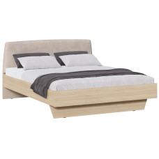 Шатура Кровать двуспальная 160х200 Алтея тауп, 168x206.2x96 см