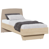 Шатура Кровать односпальная 90х200 Алтея тауп, 98x206.2x96 см